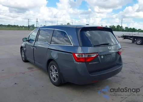 2012 Honda Odyssey Ex-L z USA, uszkodzony, nr VIN 5FNRL5H63CB074300